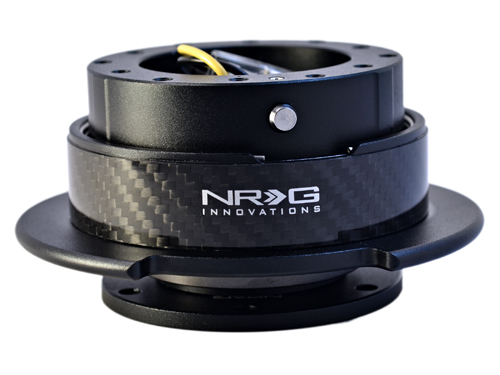 NRG  Quick Release Kit Gen 2.5 - Black/CF Ring