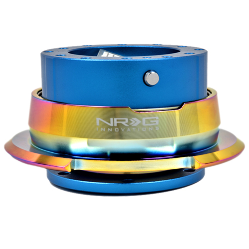 NRG  Quick Release Kit Gen 2.8 - Blue Body/Titanium Chrome Ring