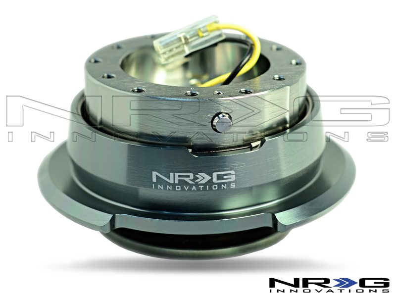 NRG  Quick Release Kit Gen 2.8 - Black/Gun Metal Ring