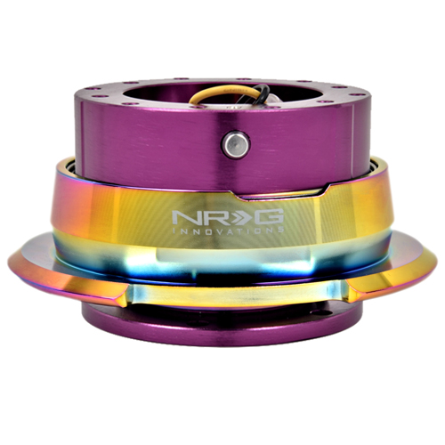 NRG  Quick Release Kit Gen 2.8 - Purple Body/Titanium Chrome Ring