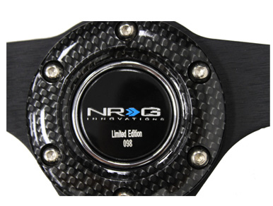 NRG  320mm Sport Steering Wheel w/ Carbon Look