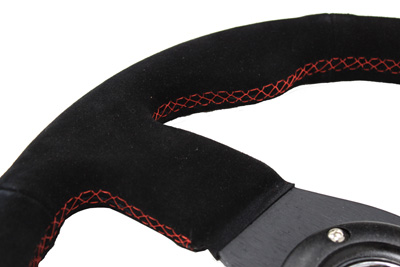 NRG  320mm Sport Suede Steering Wheel Race