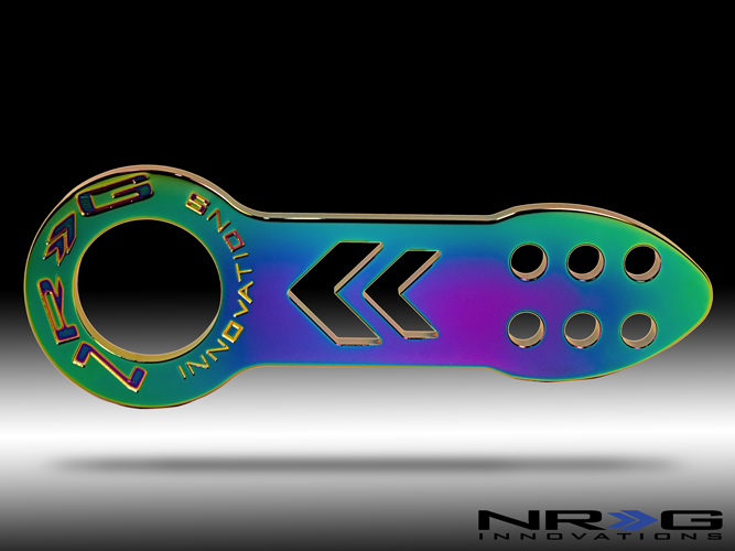 NRG  Front tow hook - Universal Fitment - Neo Chrome Dip