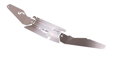 NRG Stainless Steel Air Diversion Panel 97-98 Nissan 240SX S14 (After Facelift S14.7+) (3pc Kit)