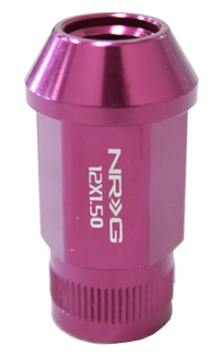 NRG 100 Series M12 x 1.5 Lug Nut Set 4 pc Purple 