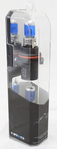 NRG Headlight Bulbs Xenon Super White 9004 - Optics 12V 65/45W (Pair)