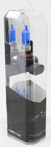 NRG Headlight Bulbs Xenon Super White 9005 - Optics 12V 65W (Pair)