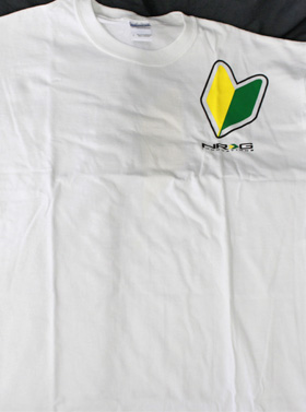 NRG  Student Driver Shirt - White