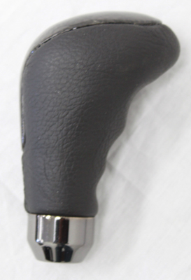 NRG  Evo Style Shift Knob - Black Leather w/ Black Carbon Fiber