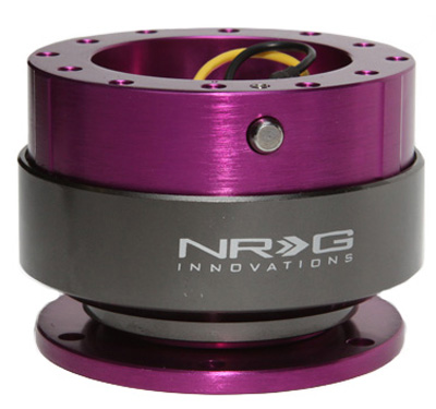 NRG  Quick Release Kit Gen 2.0 - Purple Body/Titanium Chrome Ring