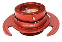 NRG  Quick Release Kit Gen 3.0 - Red Metal Body/Red Ring w/ Handles
