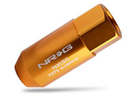 NRG 472 Series M14X1.5 Extended Lug Nut set 4 pc - T7075 - Rose Gold