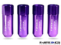 NRG 474 Series 1/2" Extended Lug Nut set 4 pc - T7075 - Purple