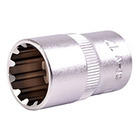 NRG  Lug Nut Lock Key Socket Black Chrome For use with LN: L470, L471, LN-500