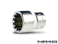 NRG  Lug Nut Lock Key Socket Silver - For use with LN-474 Style lug nuts