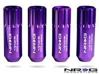 NRG 473 Series 7/16th Extended Lug Nut set 4  pc. - T7075 - Purple