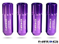 NRG 474 Series 1/2" Extended Lug Nut set 4  pc. - T7075 - Purple - Uses LN-K400