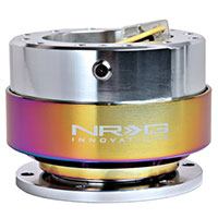 NRG  Quick Release Gen 2.0 (Shiny Silver Body w/ Neochrome Ring)