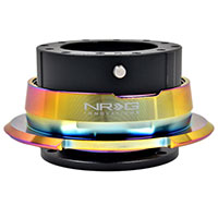 NRG  Quick Release Kit Gen 2.8 - Black Body/Titanium Chrome Ring
