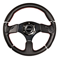 NRG  350mm Sport Leather Steering Wheel with trim
