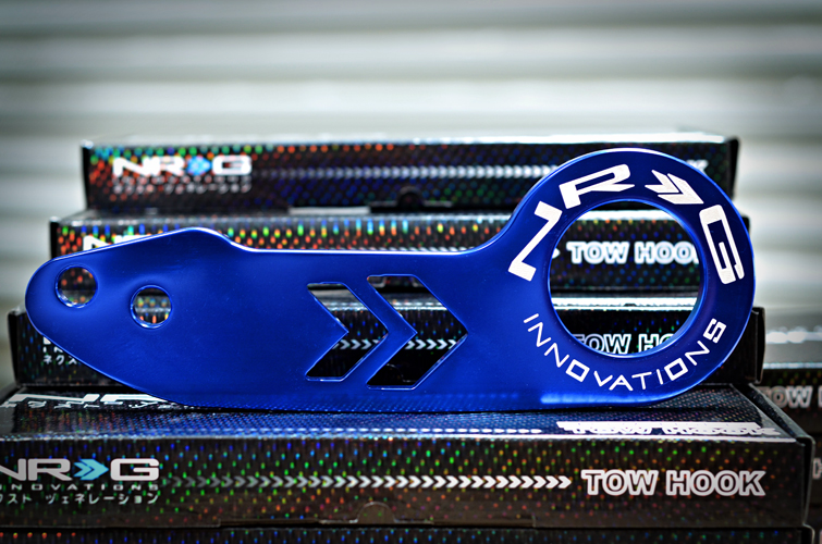 NRG  Rear tow hook - Universal Fitment - Anodized Blue
