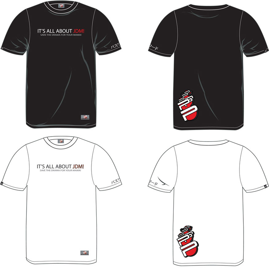 Password:JDM SHIRT "ITS ALL ABOUT JDM" COLOR - BLACK 