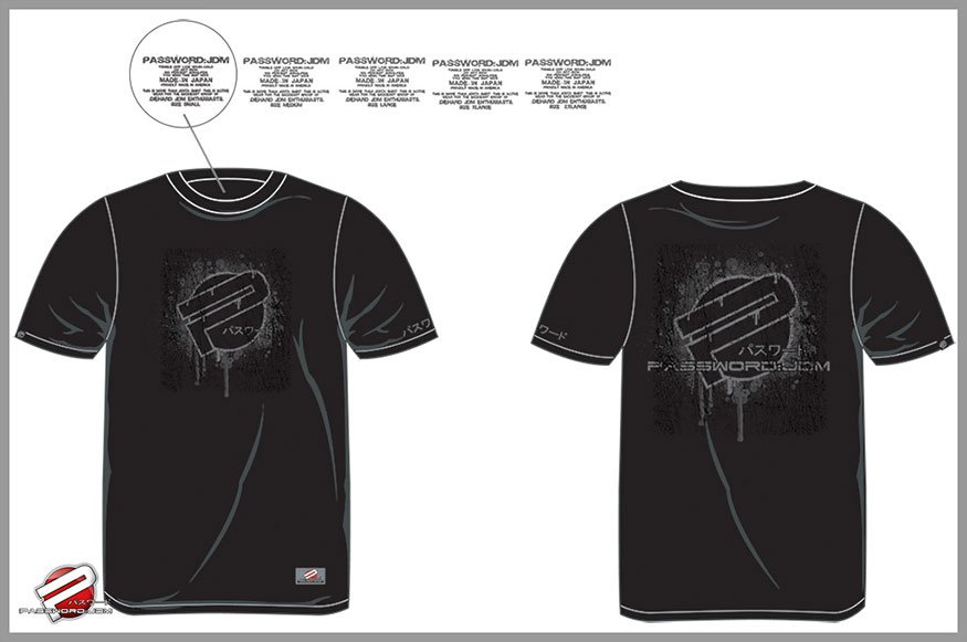 Password:JDM SHIRT "THE GRAYSCALE VOL 1" COLOR - BLACK 