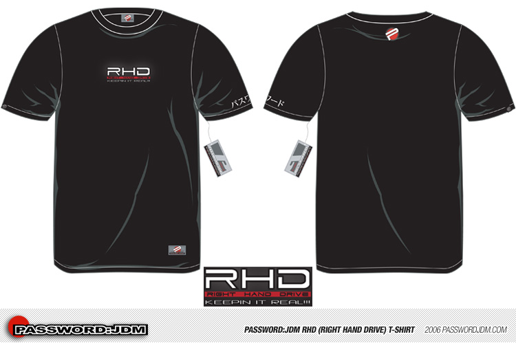 Password:JDM SHIRT "RHD" COLOR - BLACK 