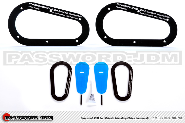 Password:JDM Aerocatch Aluminum Mounting Plates 