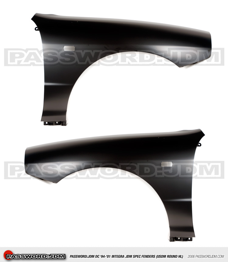 Password:JDM JDM-SPEC FENDERS 1994-2001 Acura Integra DC USDM round headlights 