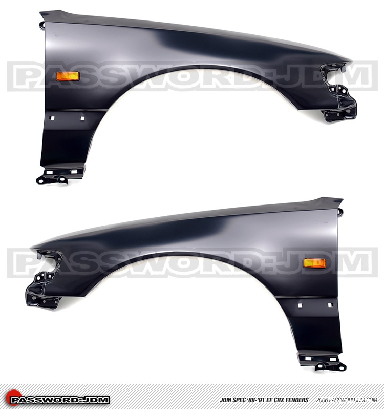 Password:JDM JDM-SPEC FENDERS 1988-1991 Honda CRX EF 