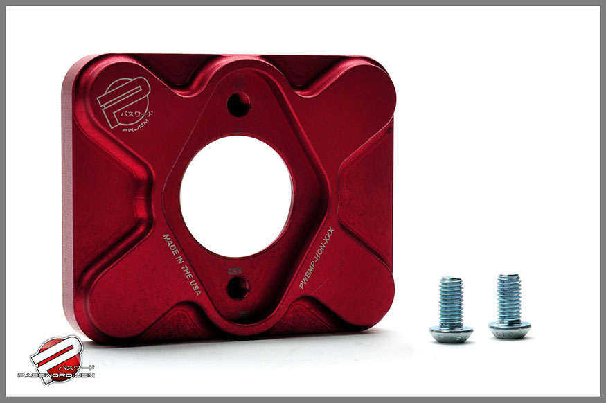 Password:JDM Brake Booster Delete Plate, Red Honda / Acura 
