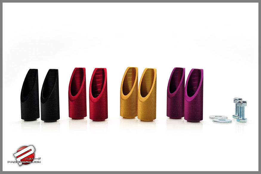 Password:JDM Aluminum Foot Pegs, Gunmetal Honda Ruckus 