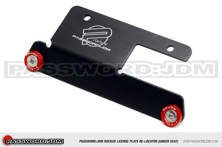 Password:JDM License Plate Relocator, Underseat Honda Ruckus 