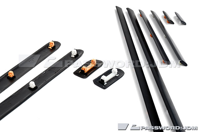 Password:JDM JDM-SPEC MOLDINGS 1992-1995 Honda Civic EG (HB only) - Clip Type 