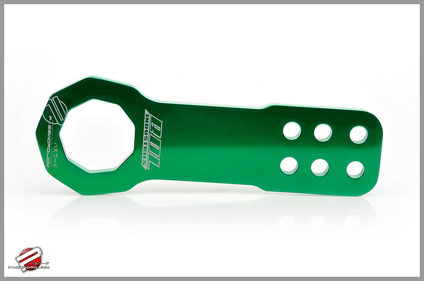 Password:JDM Front Tow Hooks, Green 