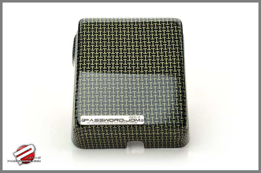 Password:JDM Carbon Kevlar Fuse Box Cover Mitsubishi Evo X 08+ Type 2 