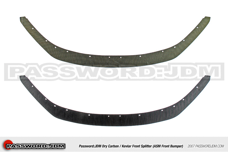 Password:JDM Honda 2006+ S2000 AP2 Front Splitter for OEM bumper carbon/kevlar 