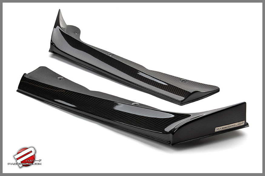 Password:JDM Carbon Kevlar 2pc Front Splitter Kit, BRZ Subaru 