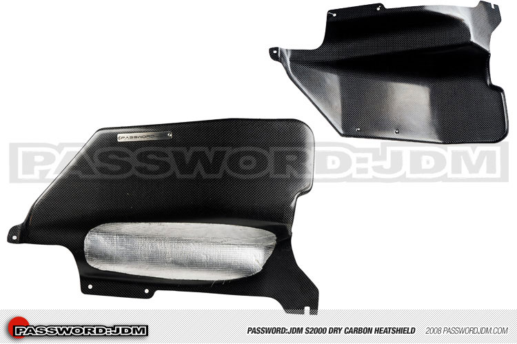 Password:JDM Honda 2000-2009 S2000 Dry Carbon Header Heatshield 