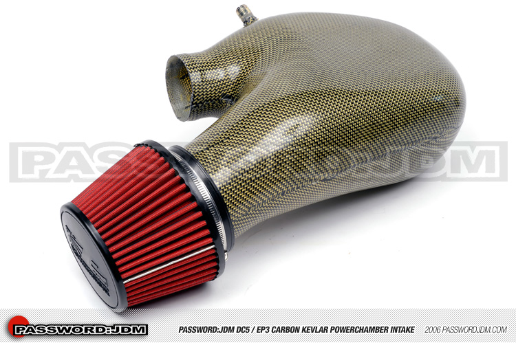 Password:JDM POWER CHAMBER INTAKE CARBON KEVLAR DC5 intake with velocity stack & larger air filter 