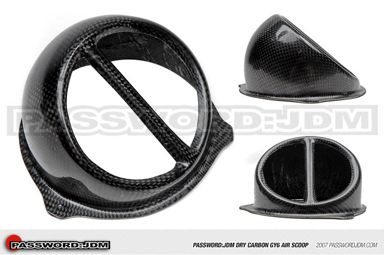 Password:JDM Carbon Fiber Ram Air Scoop GY6 Honda Ruckus 