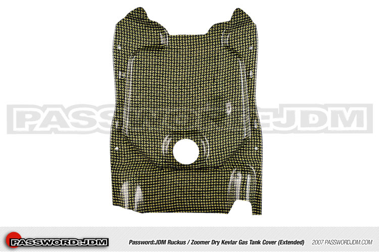 Password:JDM Carbon Kevlar Gas Tank Cover, Extended Frame only Honda Ruckus 
