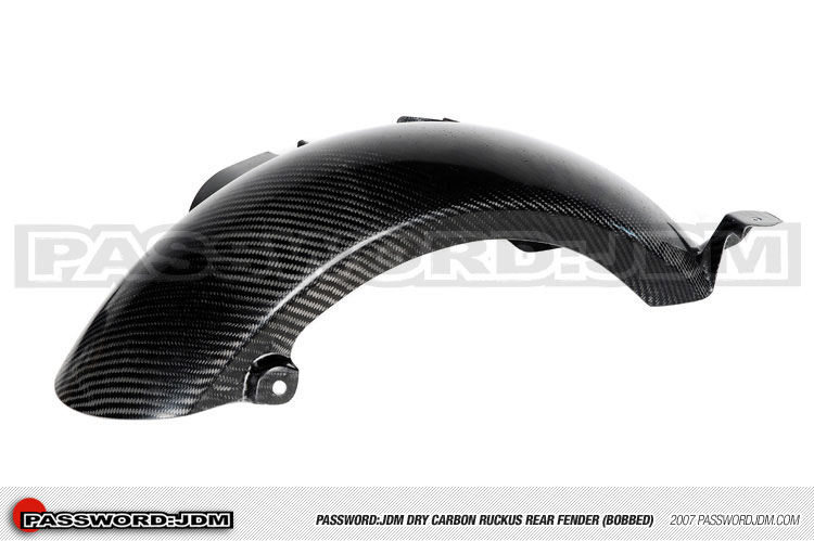 Password:JDM Carbon Fiber Rear Fender, Bobbed Honda Ruckus 