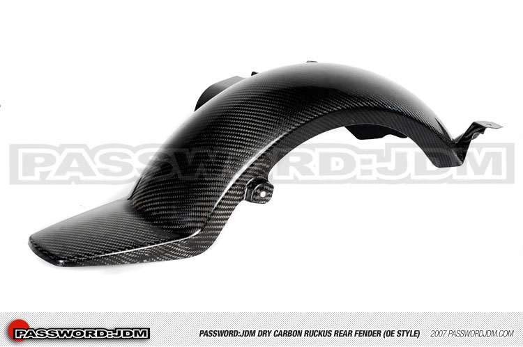 Password:JDM Carbon Fiber Rear Fender, OE Style Honda Ruckus 