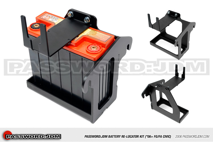 Password:JDM BATTERY RELOCATION KIT 2006+ Civic ALL 