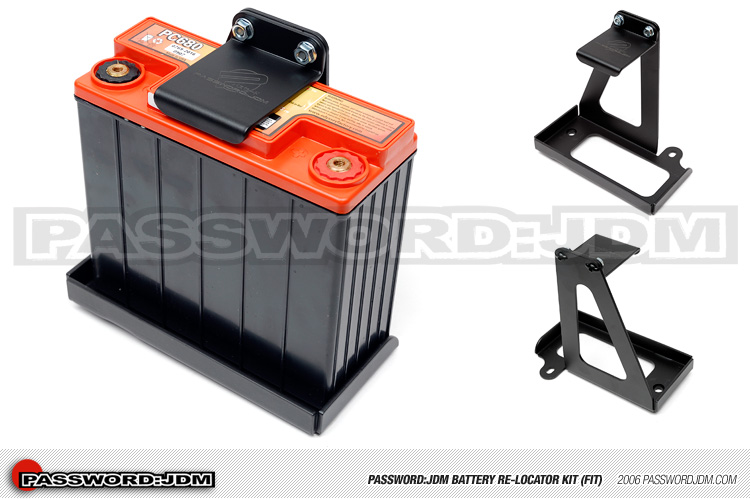 Password:JDM BATTERY RELOCATION KIT 2006+ Fit / Manual Transmission 
