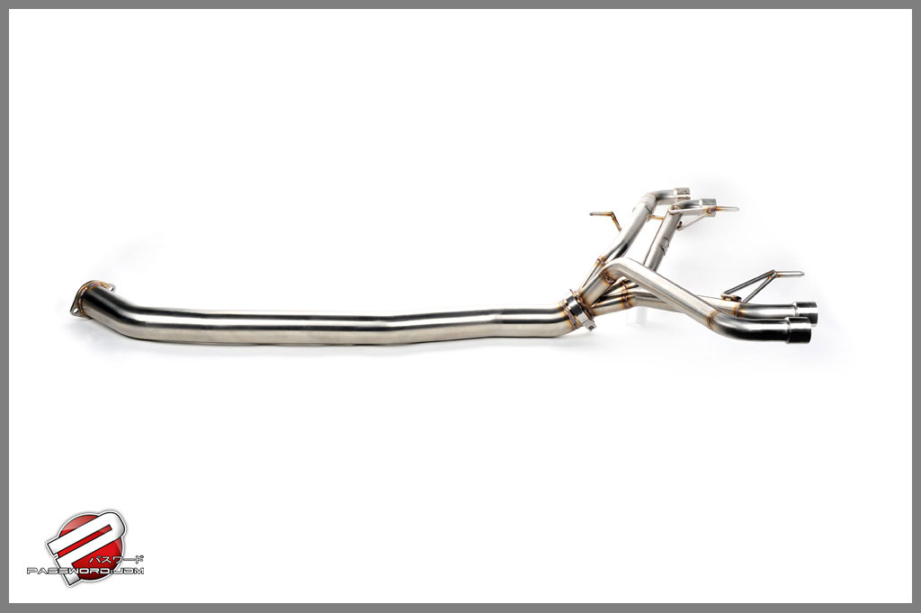 Password:JDM Carbon Fiber R35 GTR catback exhaust, Stainless Steel Nissan GTR 
