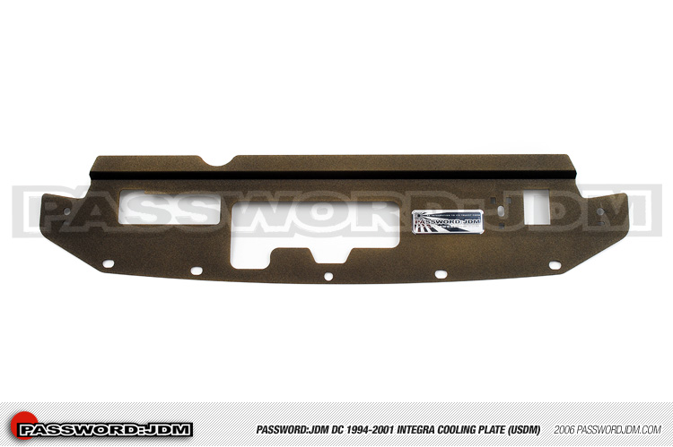 Password:JDM ALUMINUM COOLING PLATE 1994-2001 USDM Acura Integra DC2, Black 