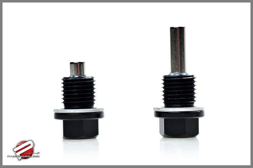 Password:JDM Magnetic Drain Plug Package (Oil+Transmission) Black HONDA / ACURA (M14x1.5) 